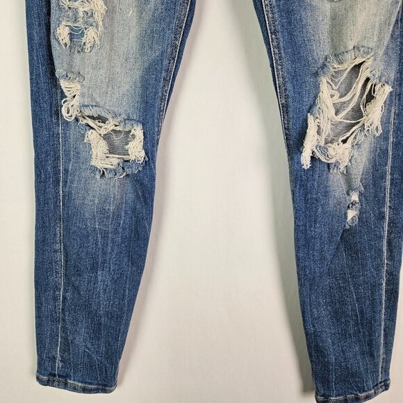 KanCan Signature Kurvy Ultra High Ankle Jean Arya Wash 27 VBK1750A - Picture 5 of 13